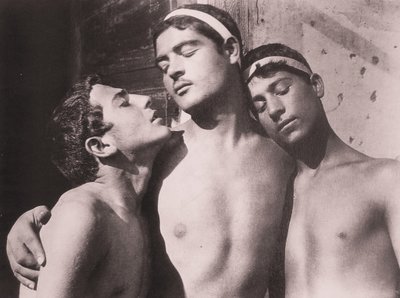 Study of Three Male Nudes, Sicily, c.1900 by Baron Wilhelm von Gloeden
